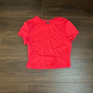 SHEIN Red Crop Top